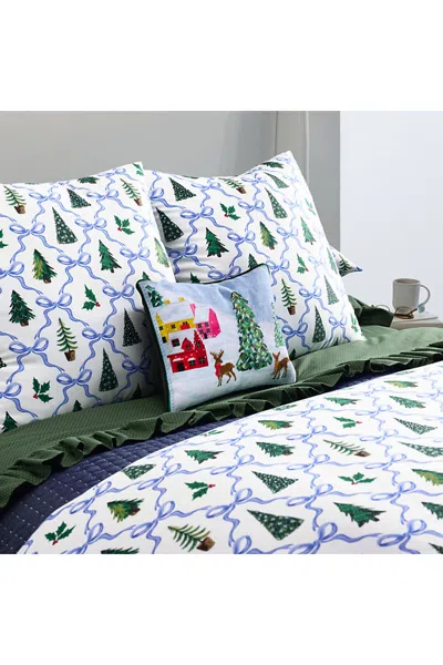 Lands' End 400 Thread Count Premium Supima Cotton No Iron Sateen Comforter In Multi