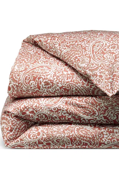 Lands' End 400 Thread Count Premium Supima Cotton No Iron Sateen Duvet Bed Cover In Brown