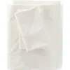 Lands' End 400 Thread Count Premium Supima Cotton No Iron Sateen Flat Bed Sheet In Ivory