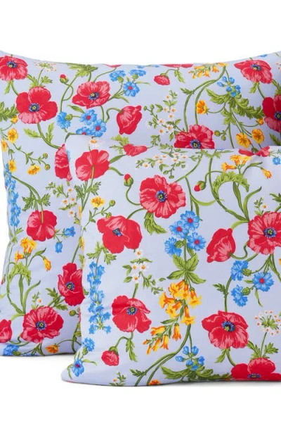 Lands' End 400 Thread Count Premium Supima Cotton No Iron Sateen Pillow Sham In Multi
