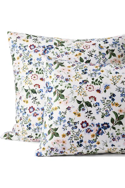 Lands' End 400 Thread Count Premium Supima Cotton No Iron Sateen Pillow Sham In Ivory