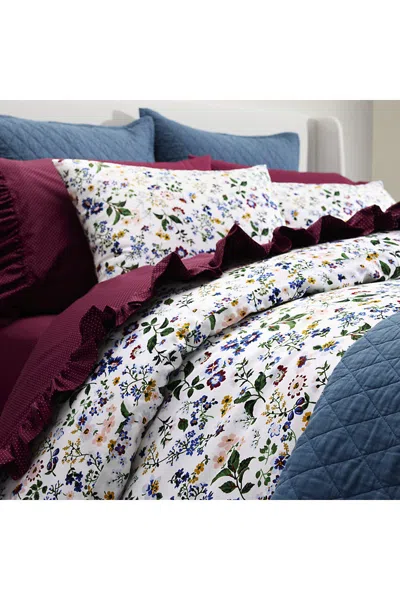 Lands' End 400 Thread Count Premium Supima Cotton No Iron Sateen Pillow Sham In Multi