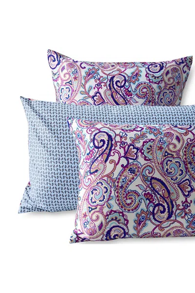 Lands' End 400 Thread Count Premium Supima Cotton No Iron Sateen Pillow Sham In Multi