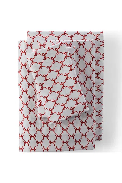 Lands' End 400 Thread Count Premium Supima Cotton Sateen Bed Sheet Set