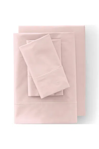 Lands' End 400 Thread Count Premium Supima Cotton Sateen Bed Sheet Set