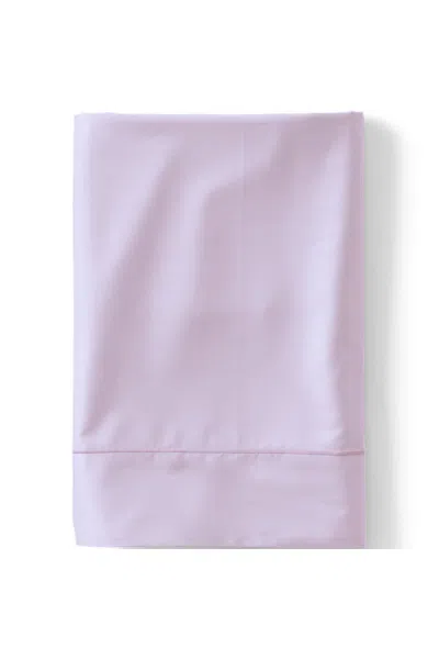 Lands' End 400 Thread Count Premium Supima Cotton Sateen Flat Bed Sheet In Purple