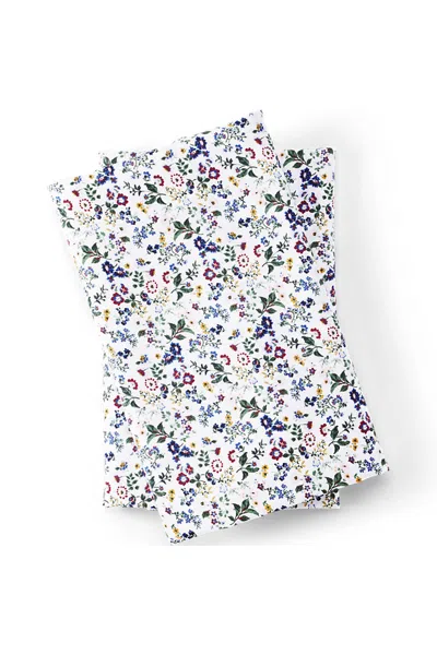 Lands' End 400 Thread Count Premium Supima Cotton Sateen Pillowcases In Ivory