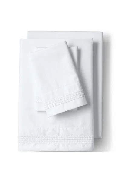 Lands' End 400 Thread Count Sateen Embroidered Sheets