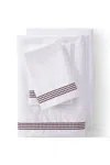 Lands' End 400 Thread Count Sateen Embroidered Sheets In Multi