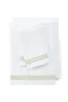 Lands' End 400 Thread Count Sateen Embroidered Sheets In Multi