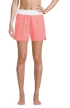 Lands' End 5" Board Shorts In Carmine Coral