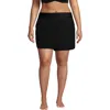 Lands' End Plus Size 5" Board Shorts With Panty In Black