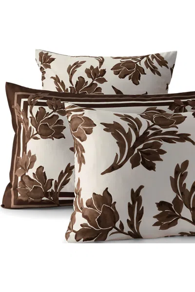 Lands' End 700 Thread Count Luxe Sateen Egyptian Cotton No Iron Bed Pillow Sham In Brown