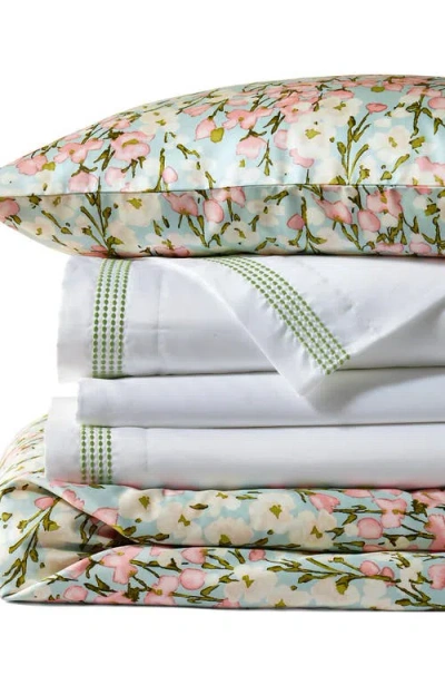 Lands' End 700 Thread Count Luxe Sateen Egyptian Cotton No Iron Bed Pillow Sham In Multi