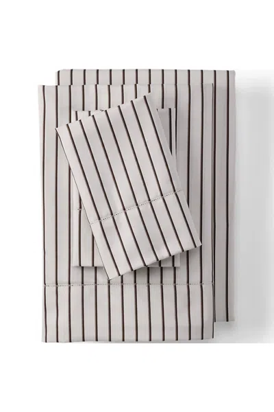 Lands' End 700 Thread Count Luxe Sateen Egyptian Cotton No Iron Bed Sheet Set In White