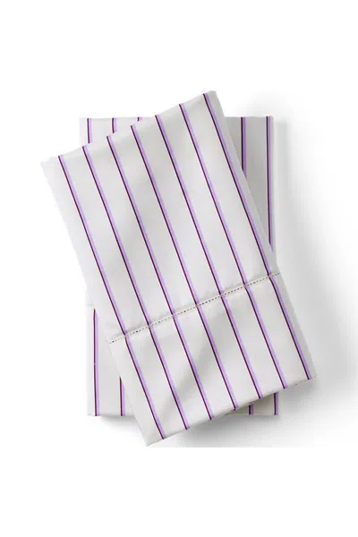 Lands' End 700 Thread Count Luxe Sateen Egyptian Cotton No Iron Pillowcases In White