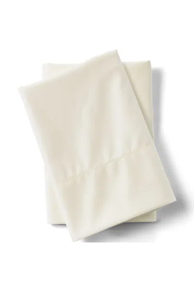Lands' End 700 Thread Count Sateen Cotton No Iron Bed Pillowcases In Pink