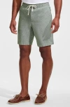 Lands' End 9" Pull On Deck Shorts In Green