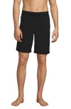Lands' End 9" Volley Hydroliner Swim Trunks In Black