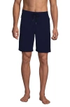 Lands' End 9" Volley Hydroliner Swim Trunks In Deep Sea Navy