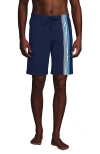 Lands' End 9" Volley Hydroliner Swim Trunks In Blue