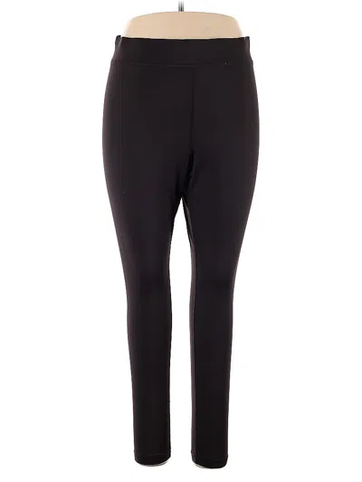 Pre-owned Lands' End Active Pants In Black