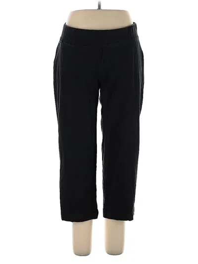 Pre-owned Lands' End Active Pants In Black