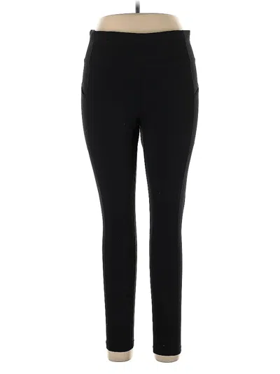 Pre-owned Lands' End Active Pants In Black