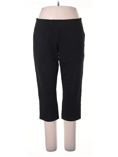Pre-owned Lands' End Active Pants In Black