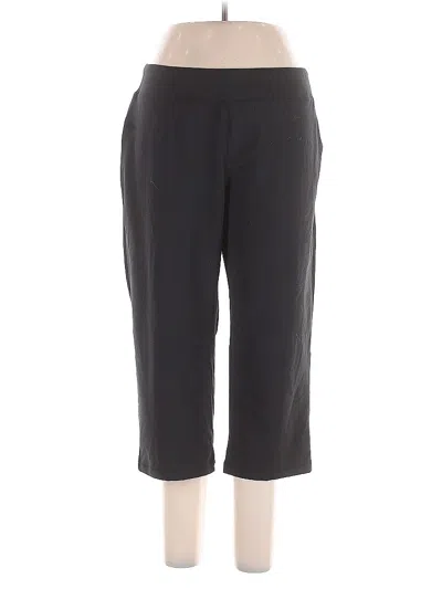 Pre-owned Lands' End Active Pants In Black