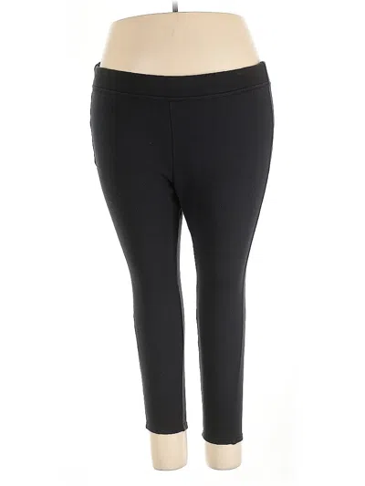 Pre-owned Lands' End Active Pants In Black