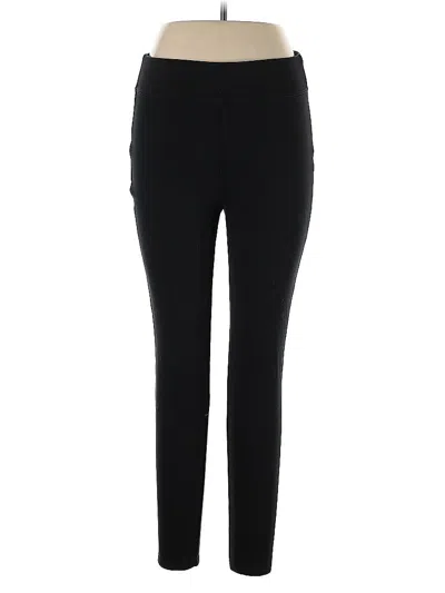 Pre-owned Lands' End Active Pants In Black