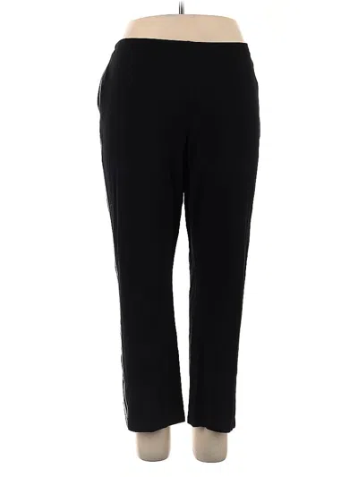 Pre-owned Lands' End Active Pants In Black