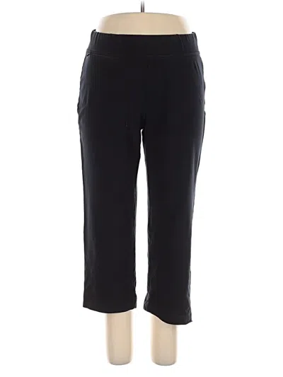 Pre-owned Lands' End Active Pants In Black