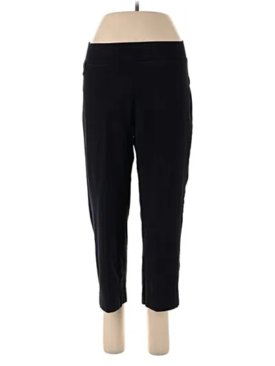 Pre-owned Lands' End Active Pants In Black