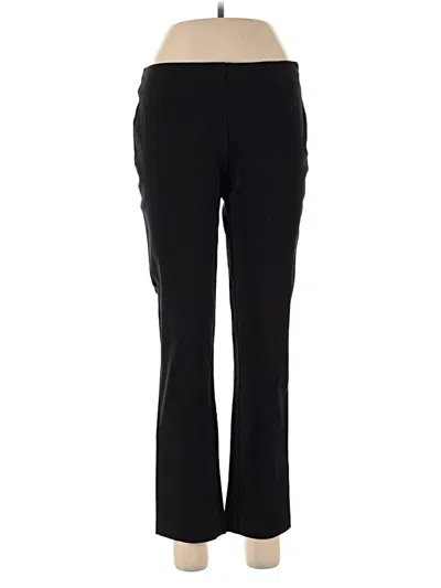 Pre-owned Lands' End Active Pants In Black