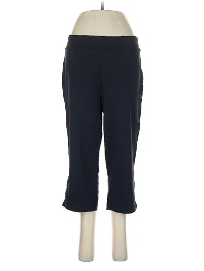 Pre-owned Lands' End Active Pants In Black