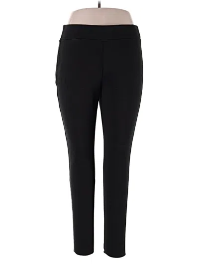 Pre-owned Lands' End Active Pants In Black