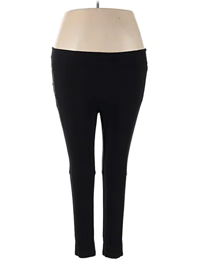 Pre-owned Lands' End Active Pants In Black