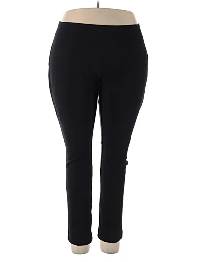 Pre-owned Lands' End Active Pants In Black