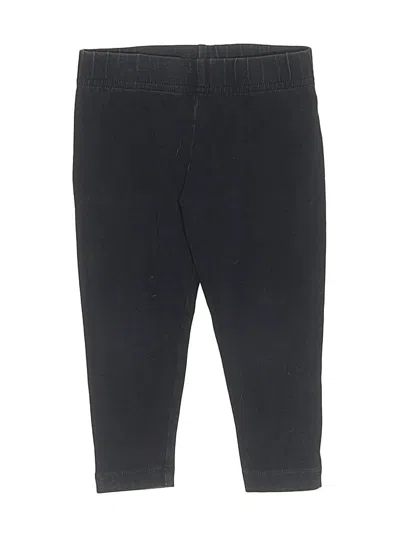 Pre-owned Lands' End Kids'  Active Pants In Black