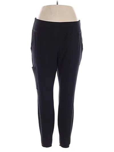 Pre-owned Lands' End Active Pants In Black