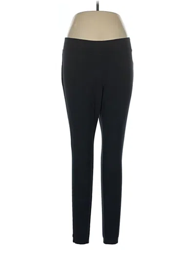 Pre-owned Lands' End Active Pants In Black