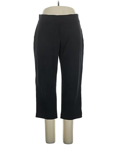 Pre-owned Lands' End Active Pants In Black