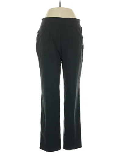 Pre-owned Lands' End Active Pants In Black
