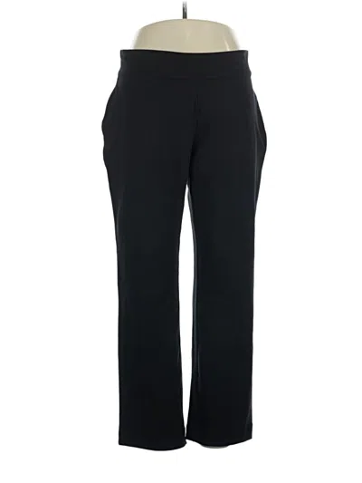 Pre-owned Lands' End Active Pants In Black