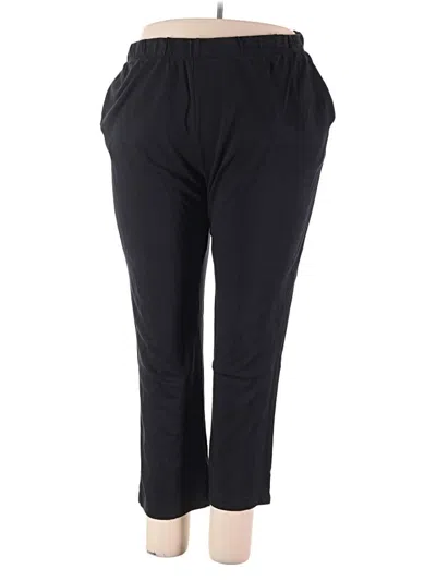 Pre-owned Lands' End Active Pants In Black