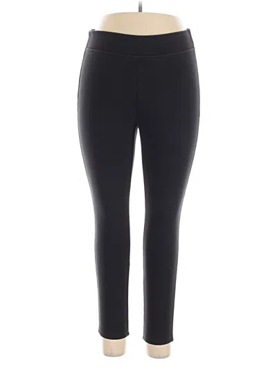 Pre-owned Lands' End Active Pants In Black