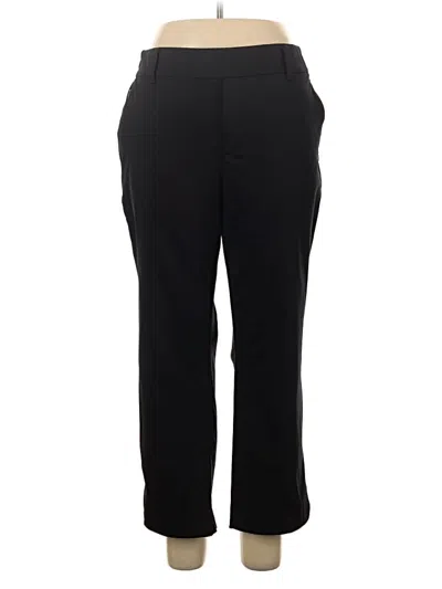 Pre-owned Lands' End Active Pants In Black