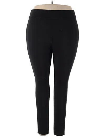 Pre-owned Lands' End Active Pants In Black